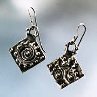 Sterling Silver Cast Earings